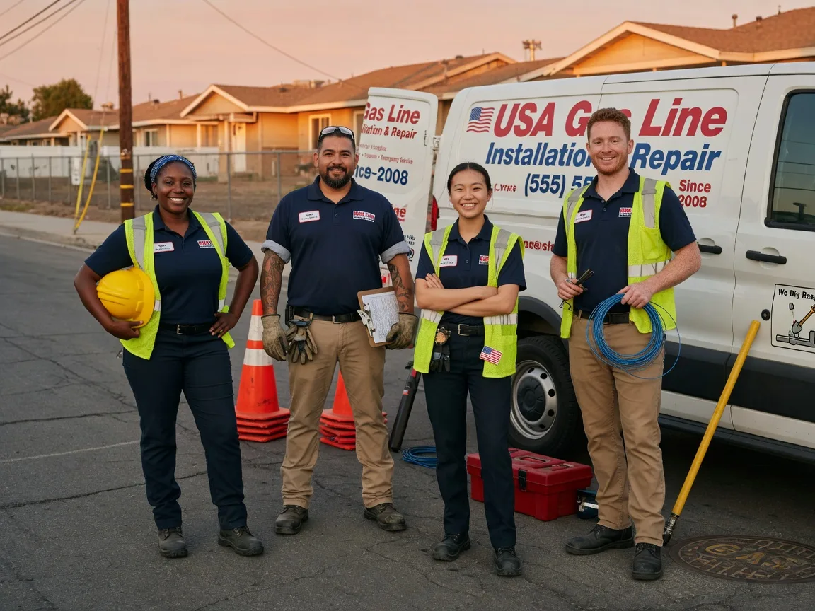 Gas Line Installation company in Corning, CA